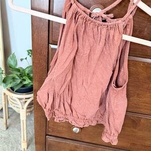 Pilcro Rust Camisole Top